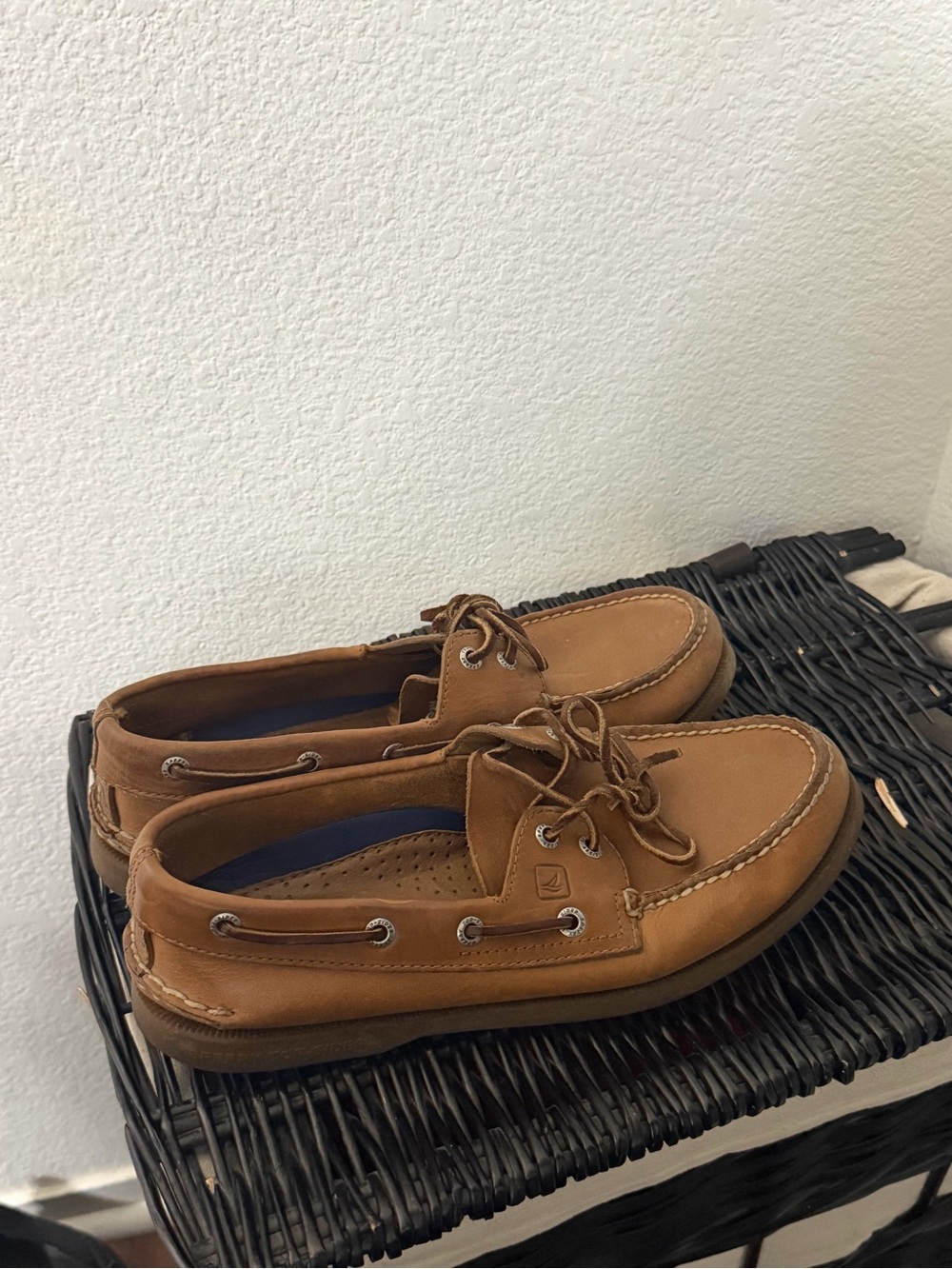 Sperry Brown Leather 2-Eye Boat Shoes
